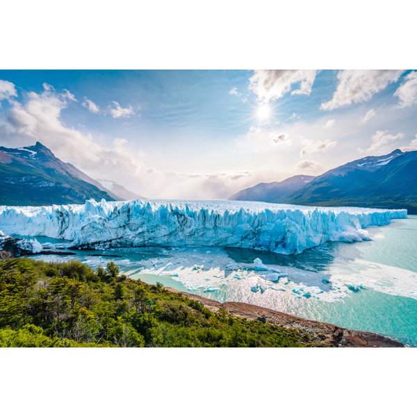 Millwood Pines Perito Moreno Glacier Wrapped Canvas Photograph Wayfair